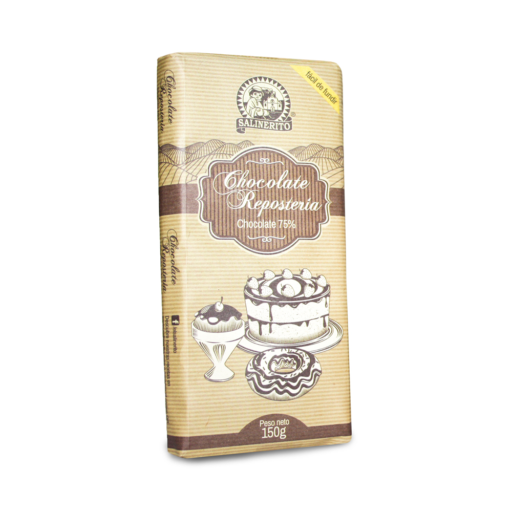 Chocolate 75% fondente Salinerito 150g