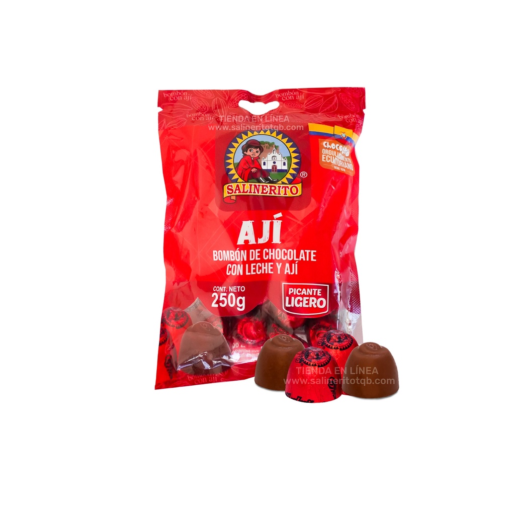 Chocolate con aji - funda 250g
