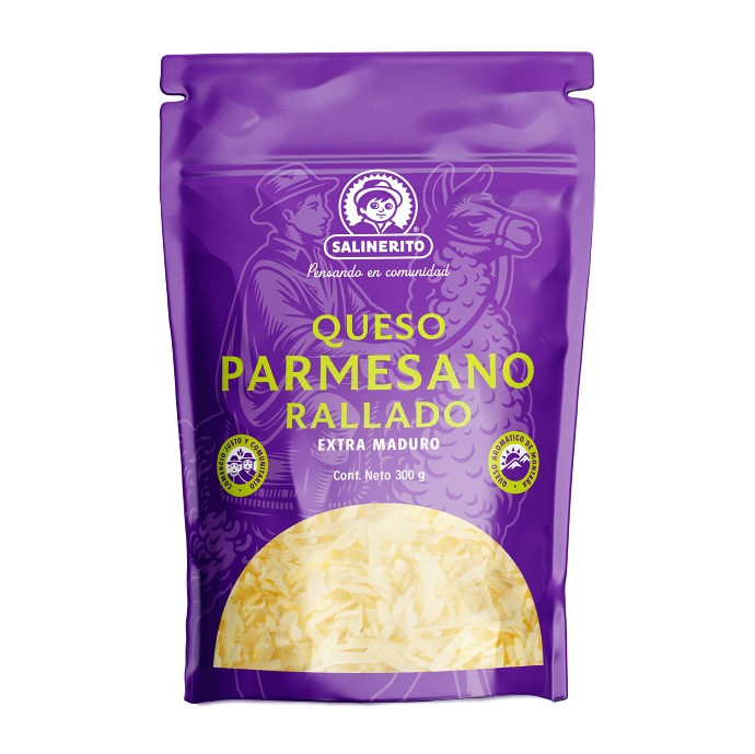 Queso parmesano rallado grueso 300gr