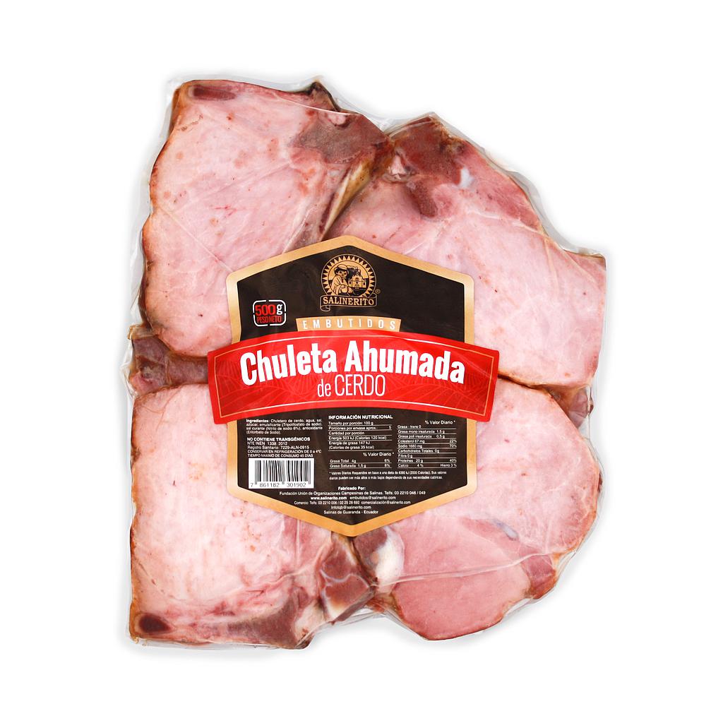 Chuleta ahumada Salinerito 500g 15%