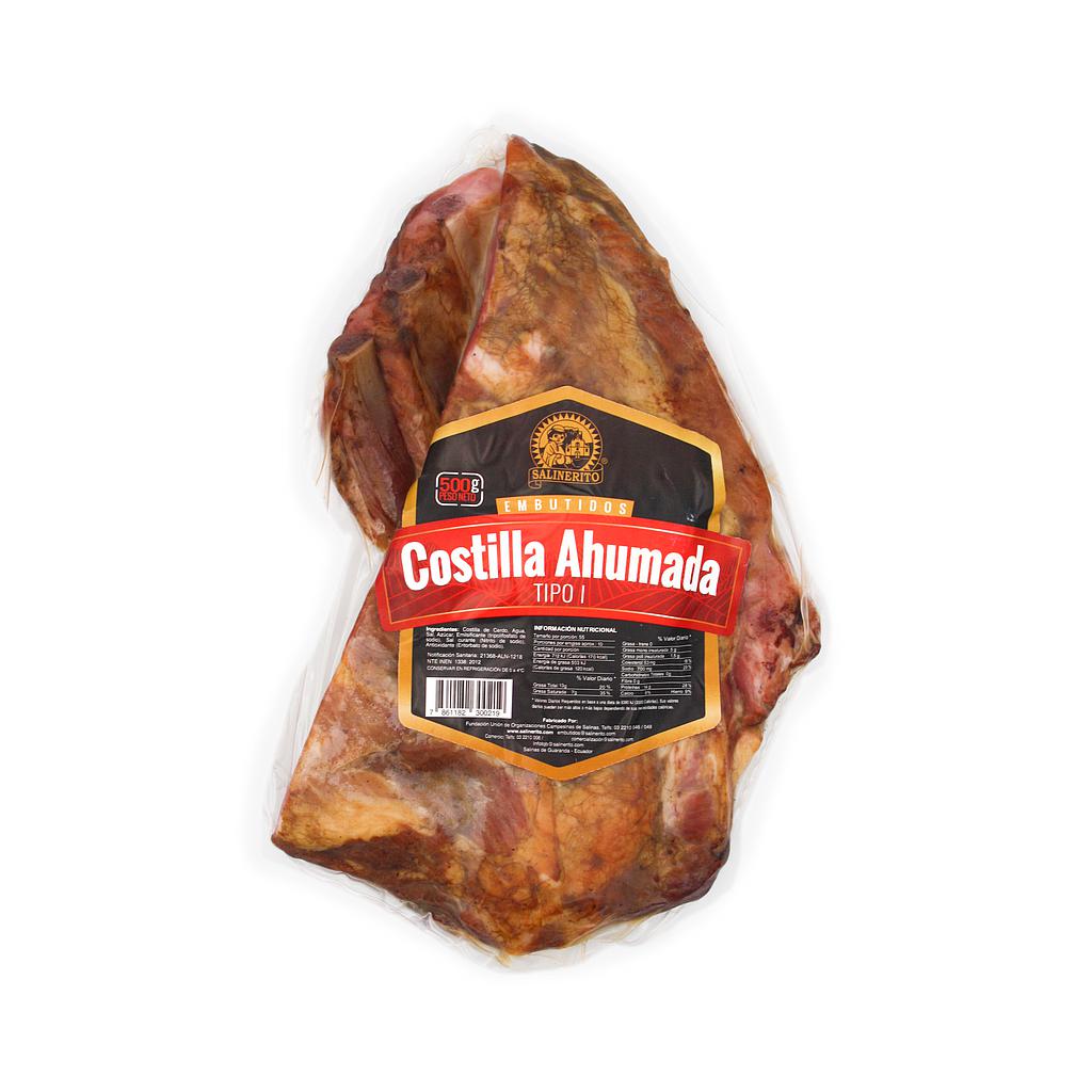 Costillas ahumada Salinerito 500g 15%