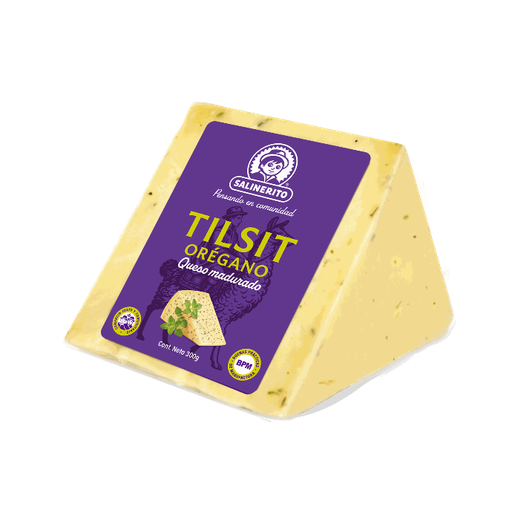 Queso tilsit oregano Salinerito 300g