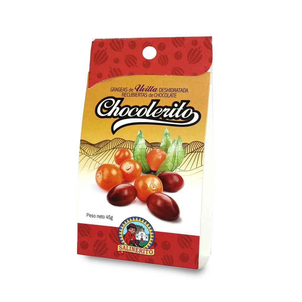 Choco grageas uvilla Salinerito 45g