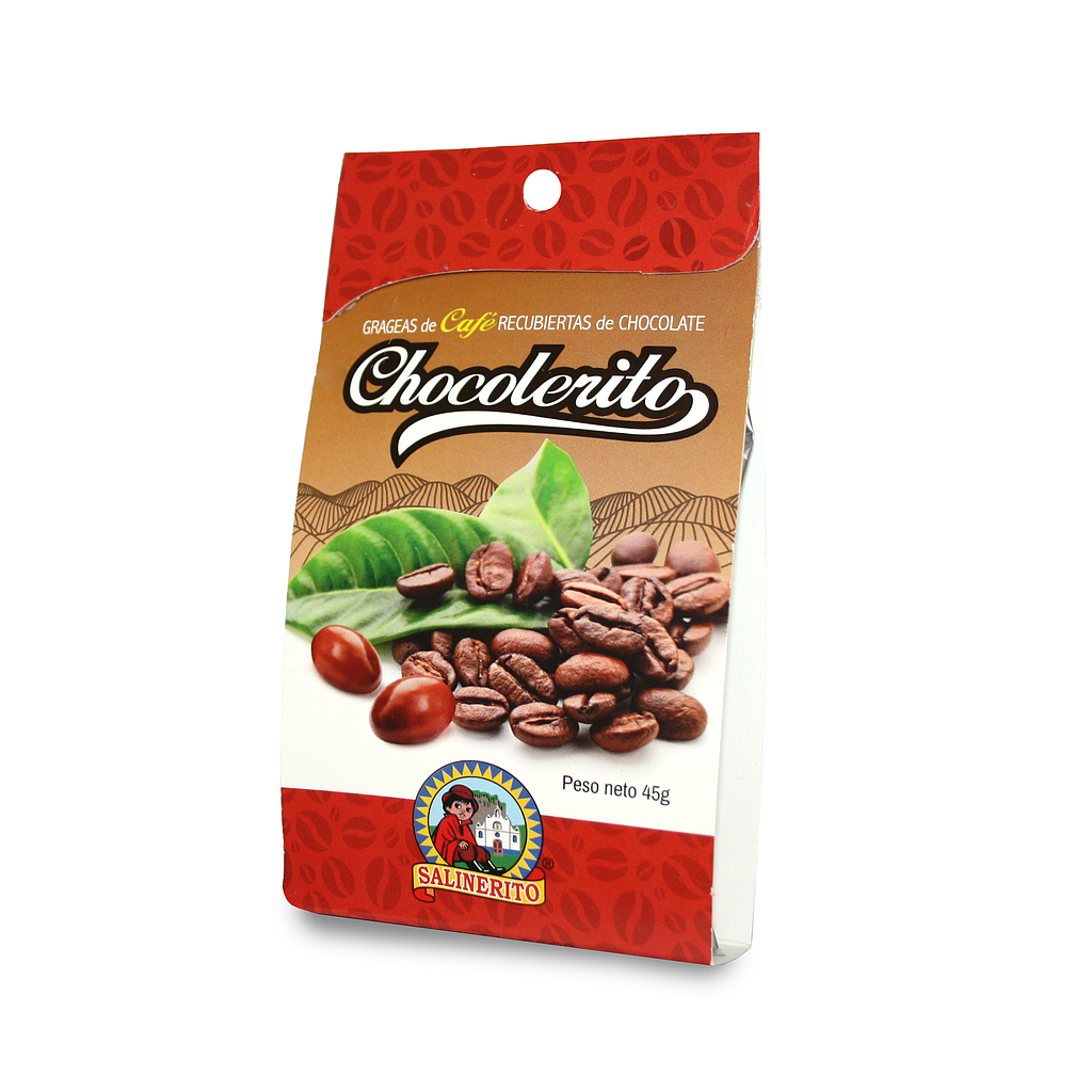 Choco grageas cafe Salinerito 45g