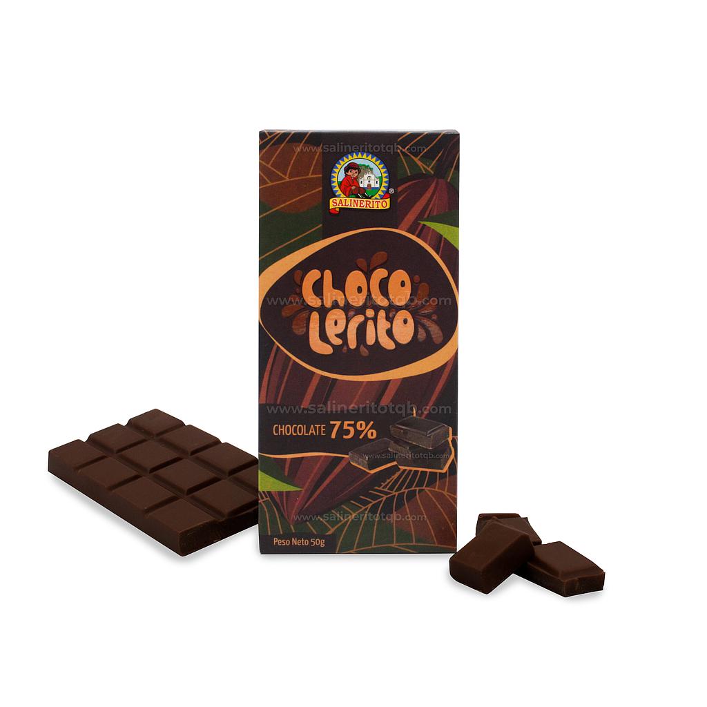 Tableta fondente 75% Salinerito 50g