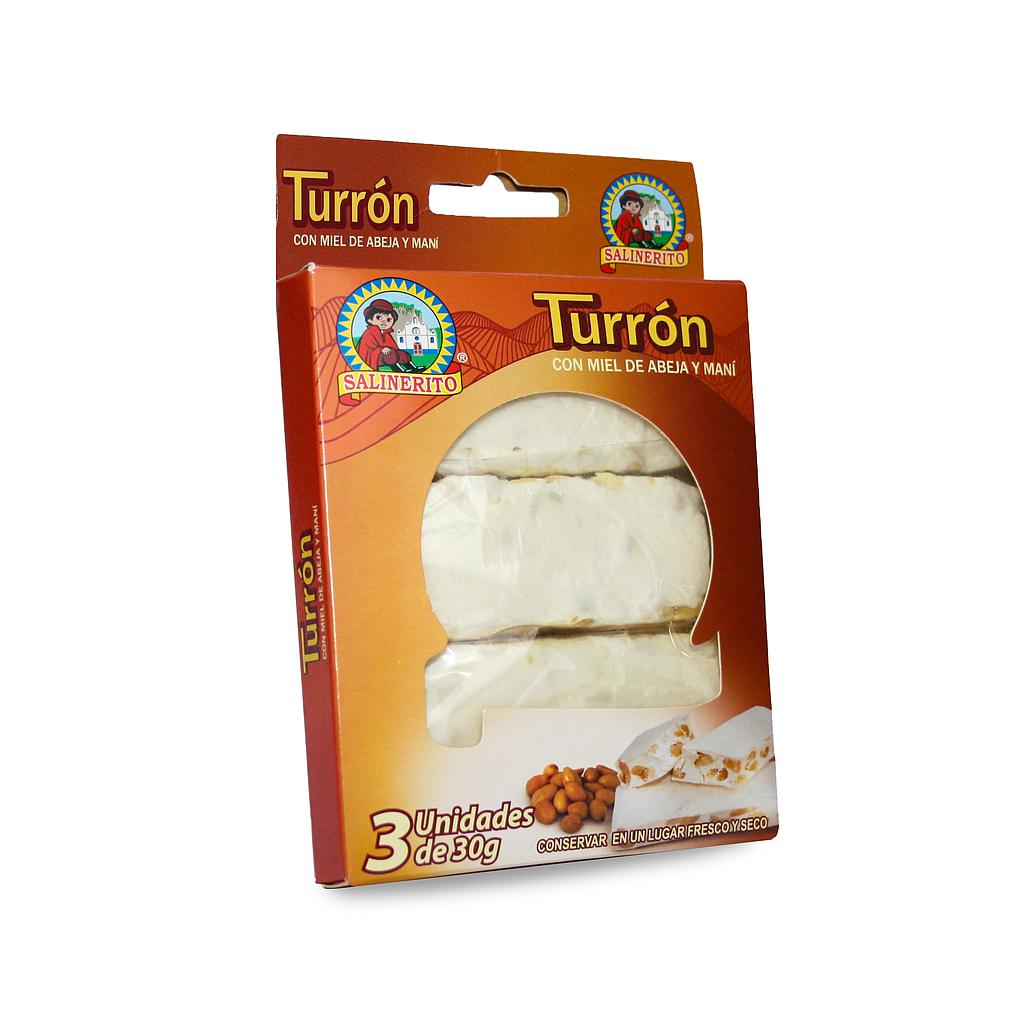 Turron tarjeton 3x1 Salinerito 30g