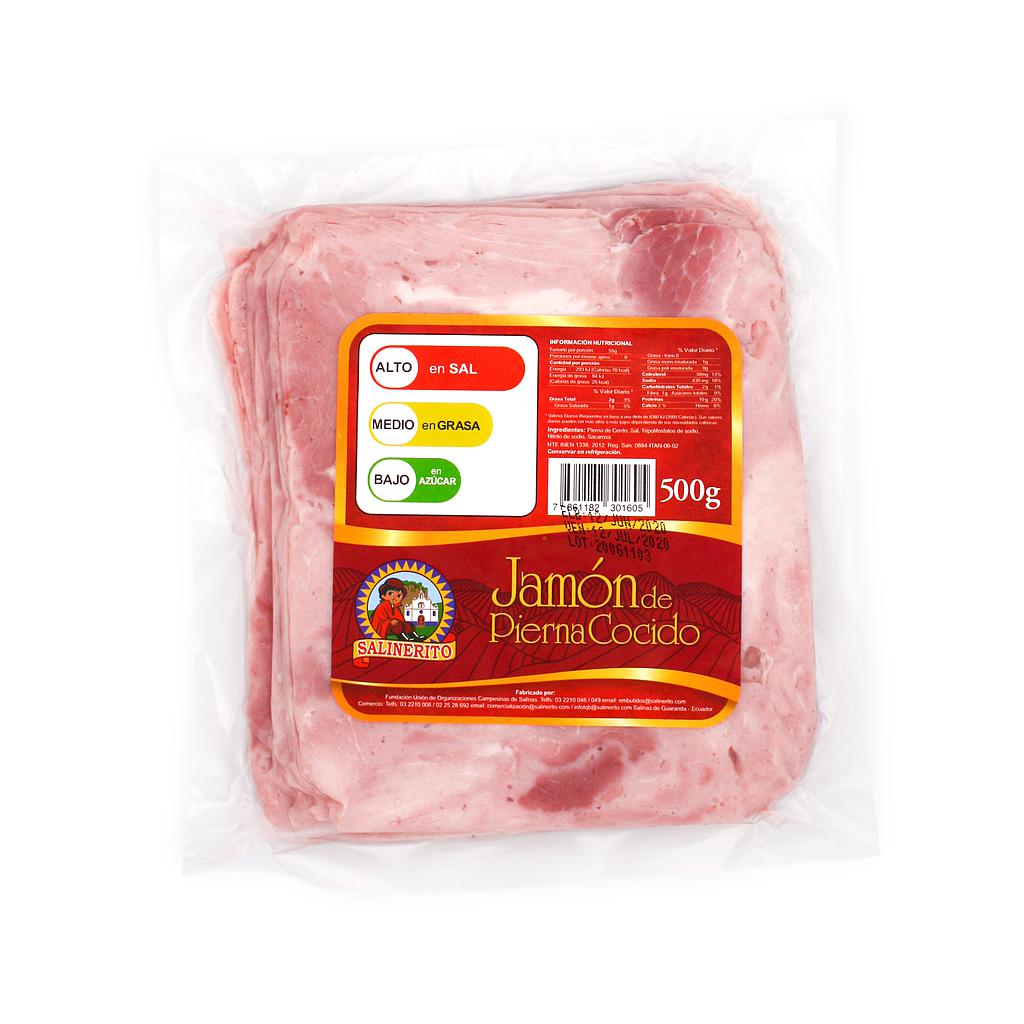 Jamon pierna cocida Salinerito 500g
