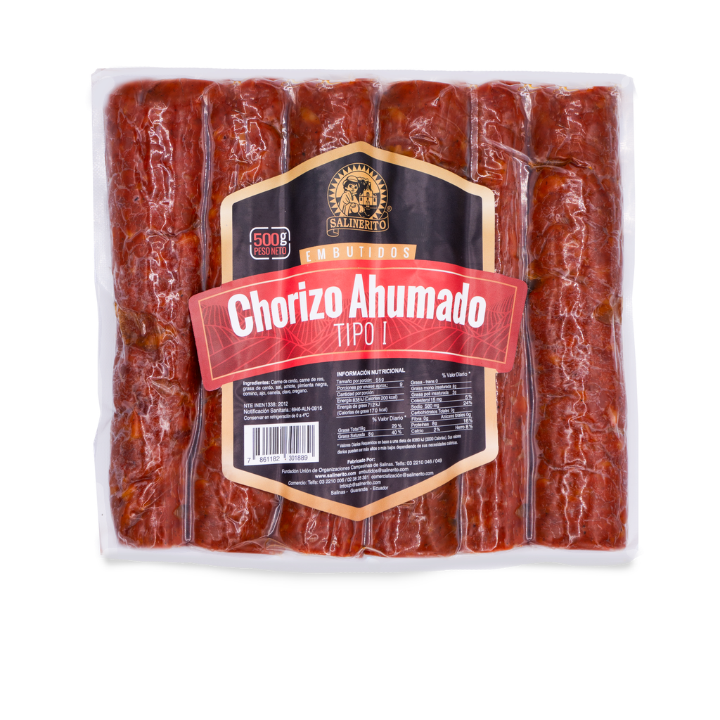 Chorizo ahumado Salinerito 500g