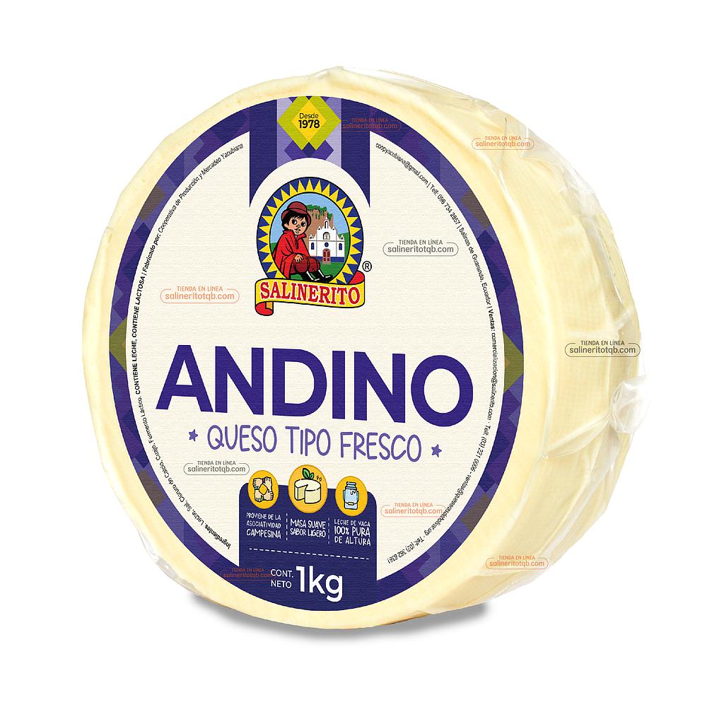 Queso andino fresco Salinerito 1kg