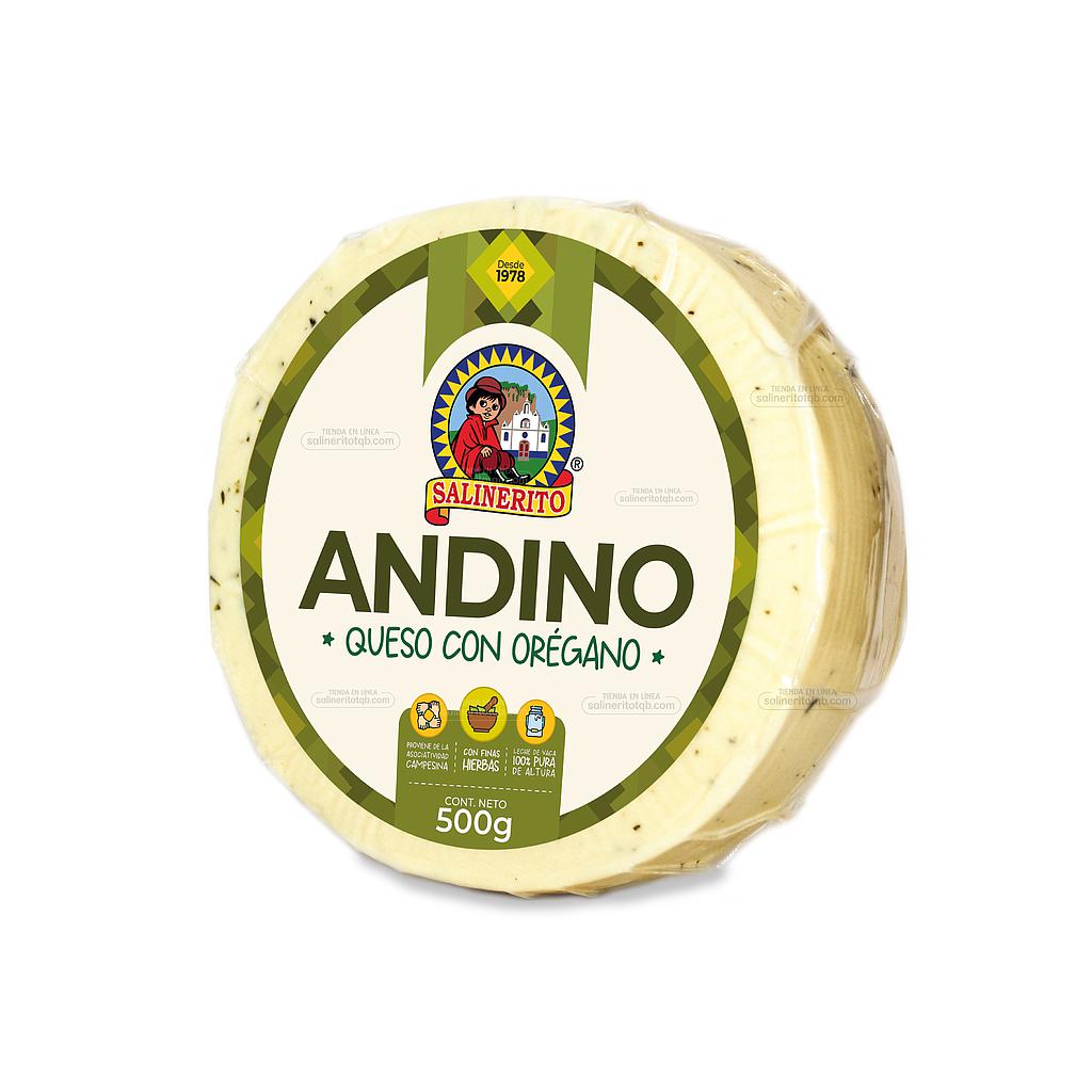 Queso andino fresco oregano Salinerito 500g