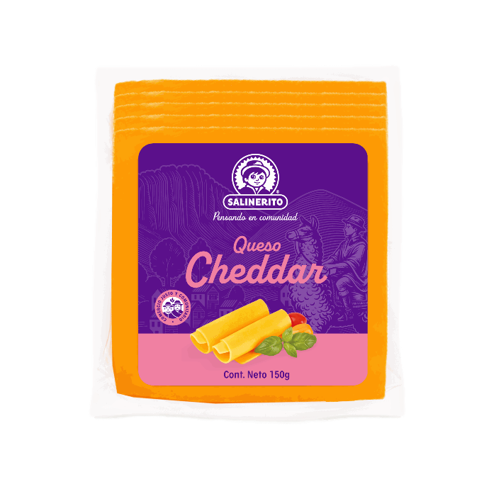 Queso cheddar Salinerito 150g
