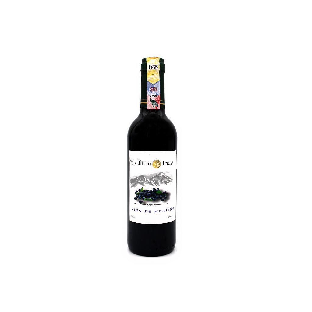 Vino de mortiño ultimo inca 375ml