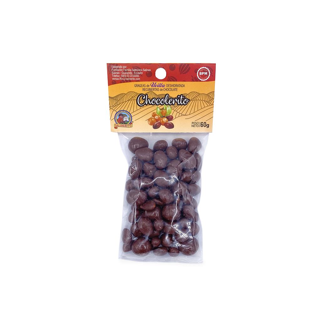 Choco grageas uvilla Salinerito 60g