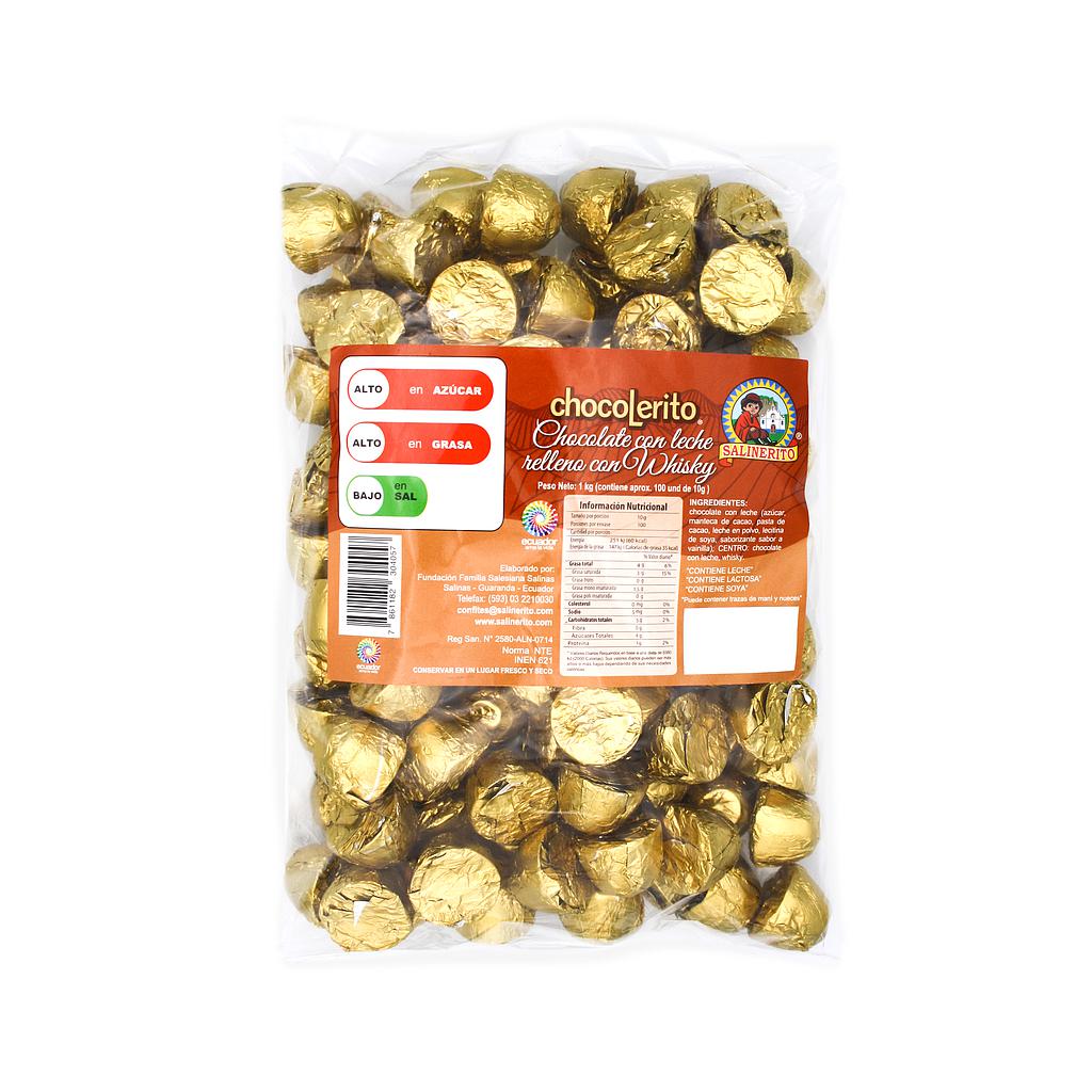 Chocolate relleno de Whisky - funda 1kg
