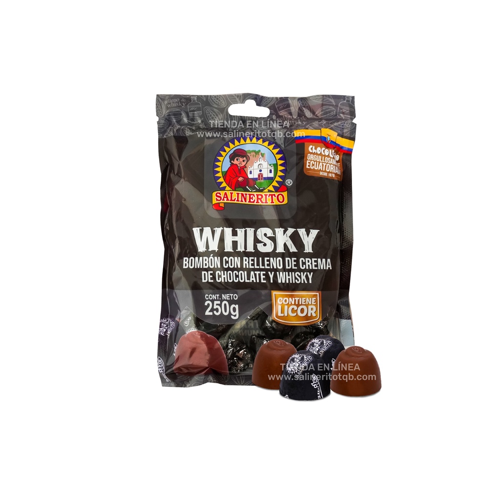 Chocolate de whisky - funda 250g