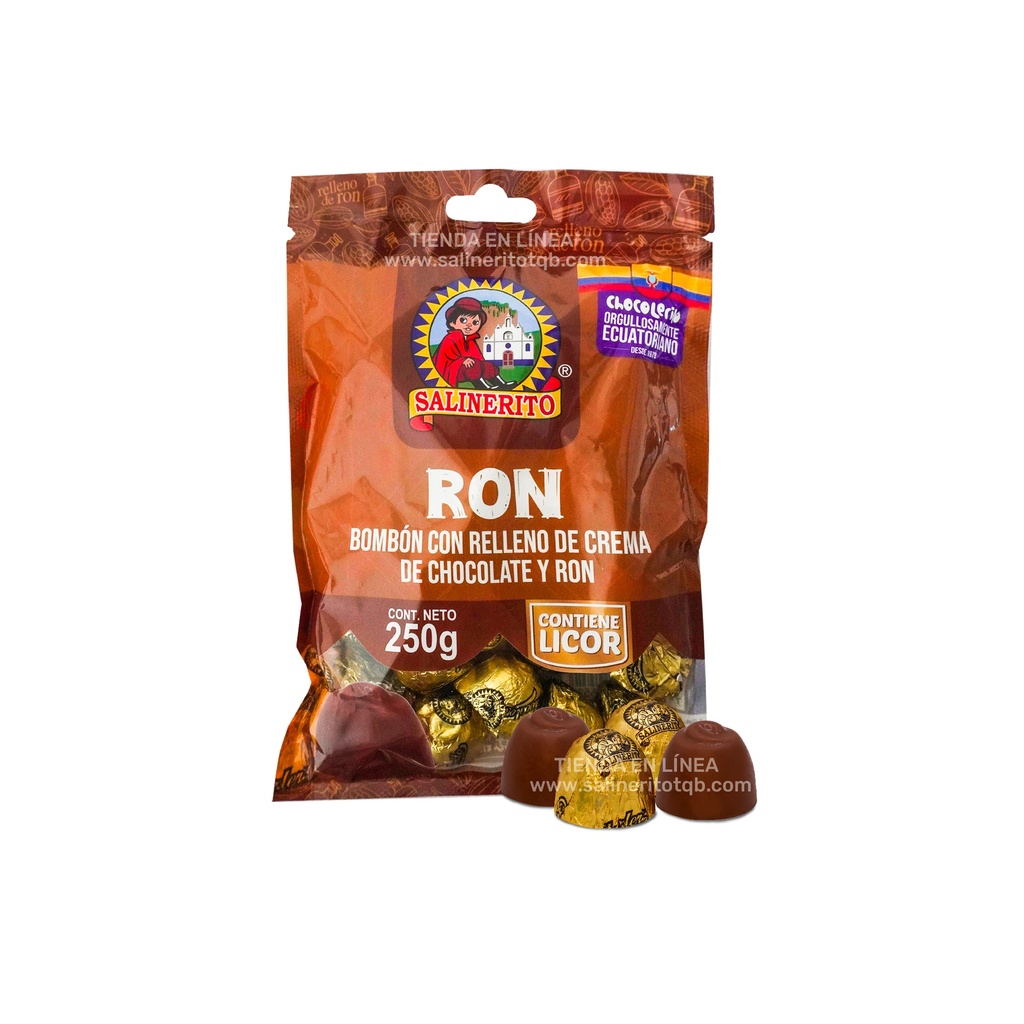 Chocolate crema de ron- funda 250g