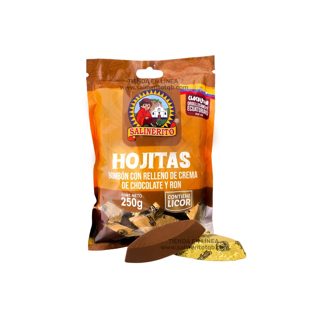 Chocolate hoja luna - funda 250g
