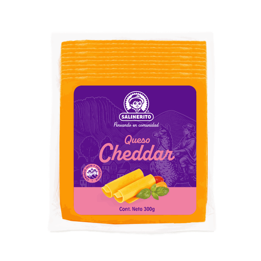 Queso cheddar Salinerito 300g