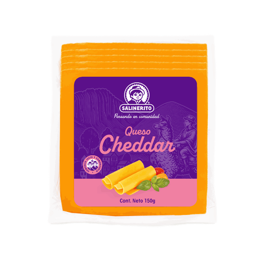 Queso cheddar Salinerito 150g