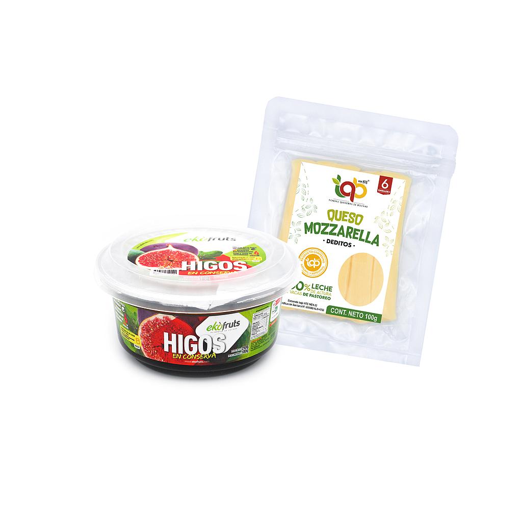 Promo deditos mozzarella mas dulce de higo (100g)