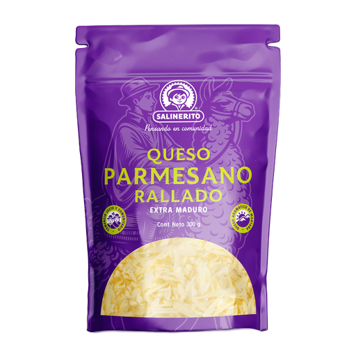 Queso parmesano rallado grueso 300gr